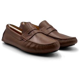 Mocassin Marron Cuir