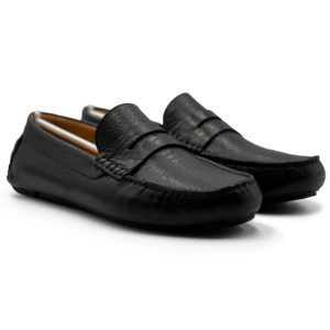 Mocassin Cuir Noir