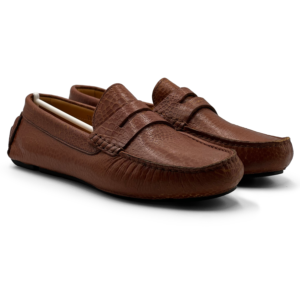 Mocassin Cuir Marron
